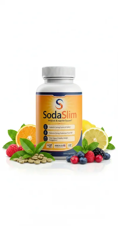 SodaSlim thermogenic weight-loss supplement built around a measured caffeine anhydrous serving