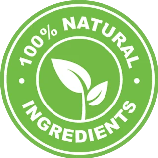 100% natural ingredients seal